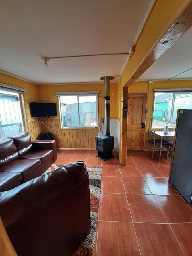 Cabana Cavernas Austral Puerto Sanchez Villa Bagian luar foto